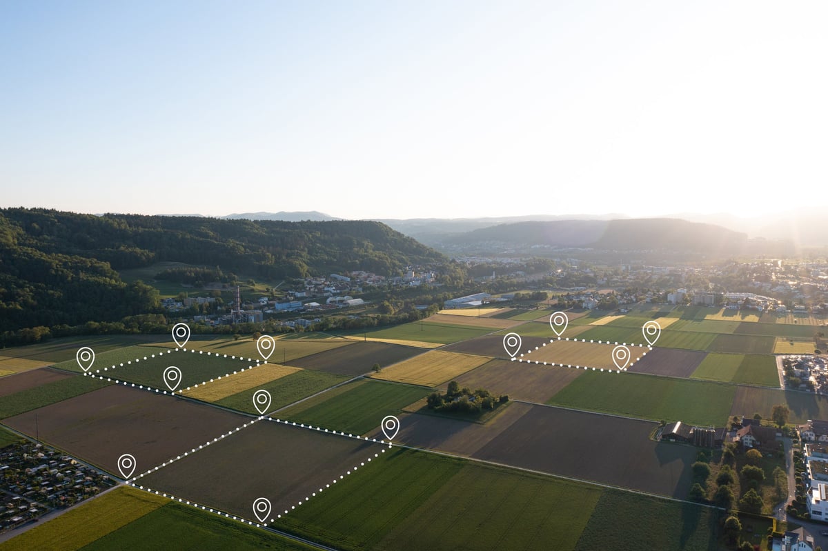 Development land aerial